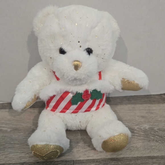 Other - Build a Bear Heart Box White and Gold Bear Plush Baby Toy 2022